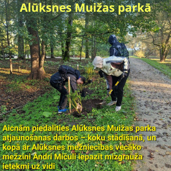 Pasākums visai ģimenei Alūksnes muižas parkā!